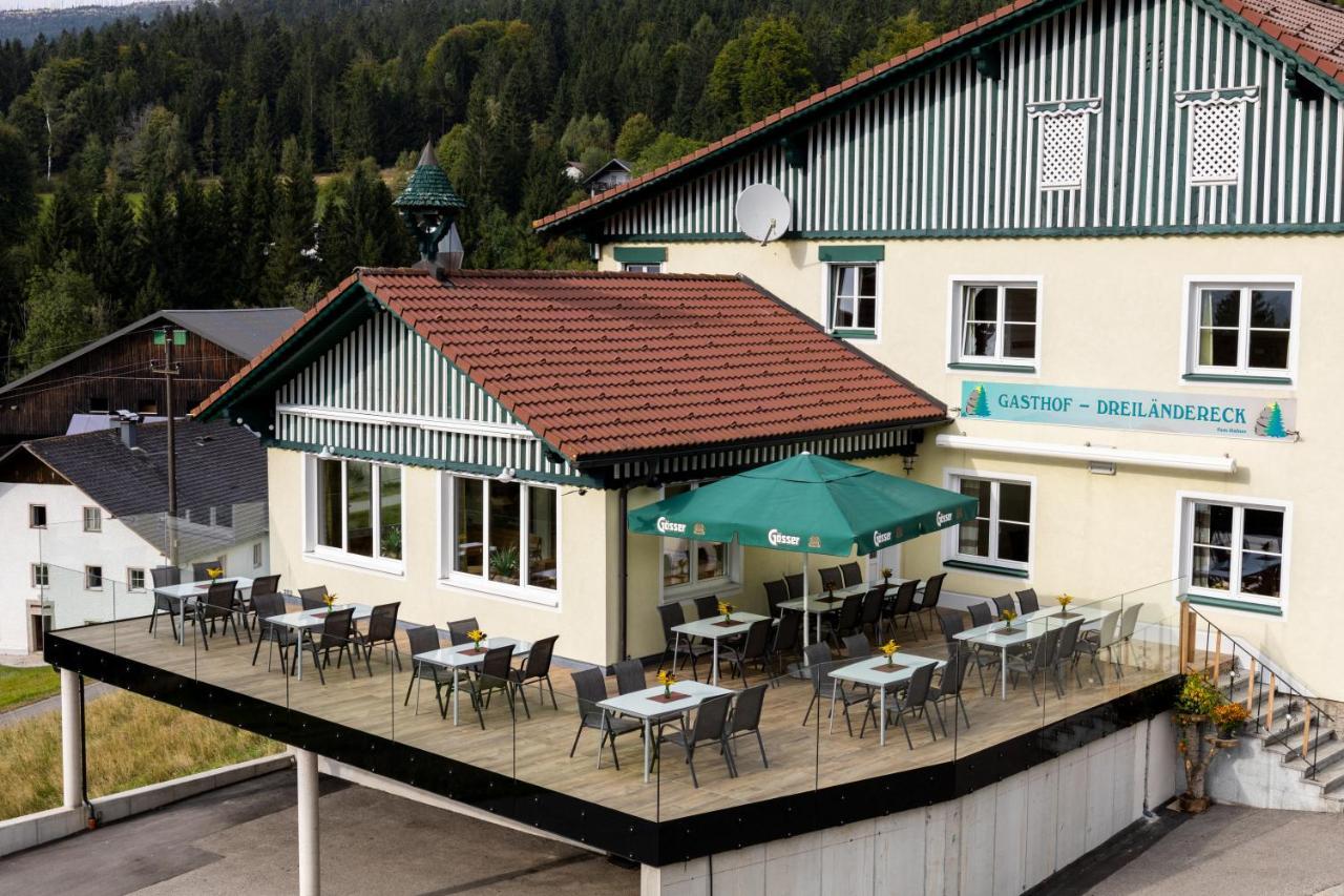 Gasthof Dreilaendereck Schwarzenberg am Bohmerwald Dış mekan fotoğraf
