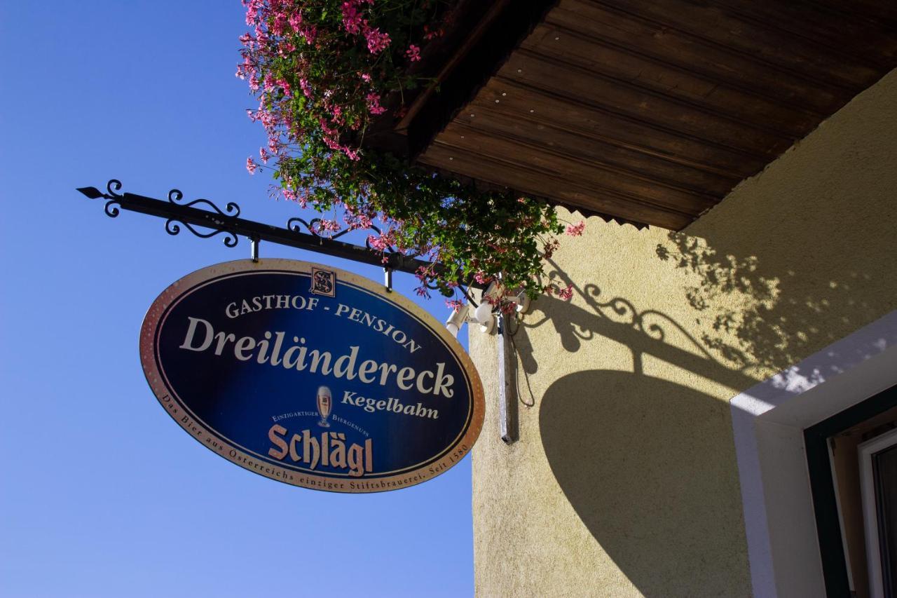 Gasthof Dreilaendereck Schwarzenberg am Bohmerwald Dış mekan fotoğraf