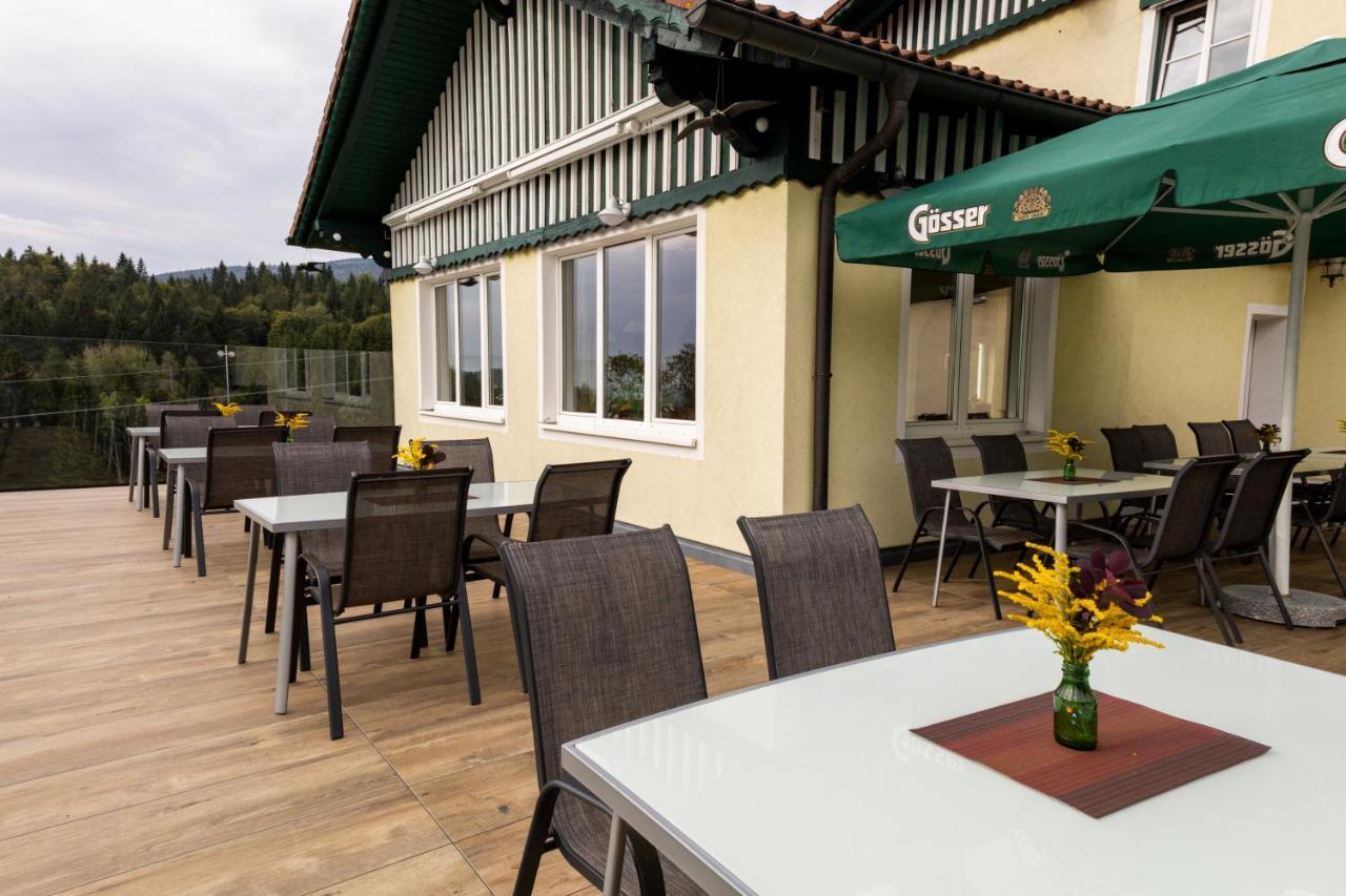 Gasthof Dreilaendereck Schwarzenberg am Bohmerwald Dış mekan fotoğraf